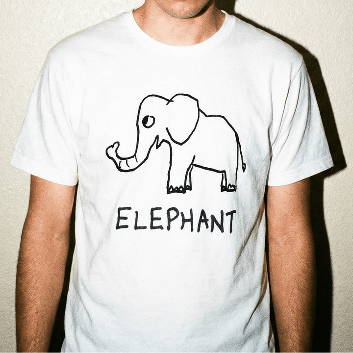 Elephant - Classic Tee - LoFi Animal Shirts