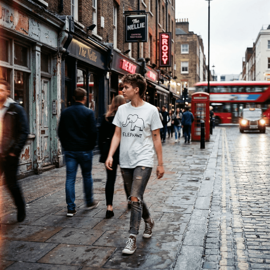 Elephant - Classic Tee - LoFi Animal Shirts