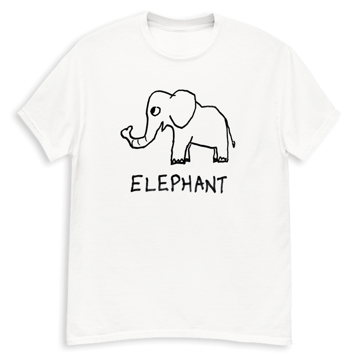 Elephant - Classic Tee - LoFi Animal Shirts