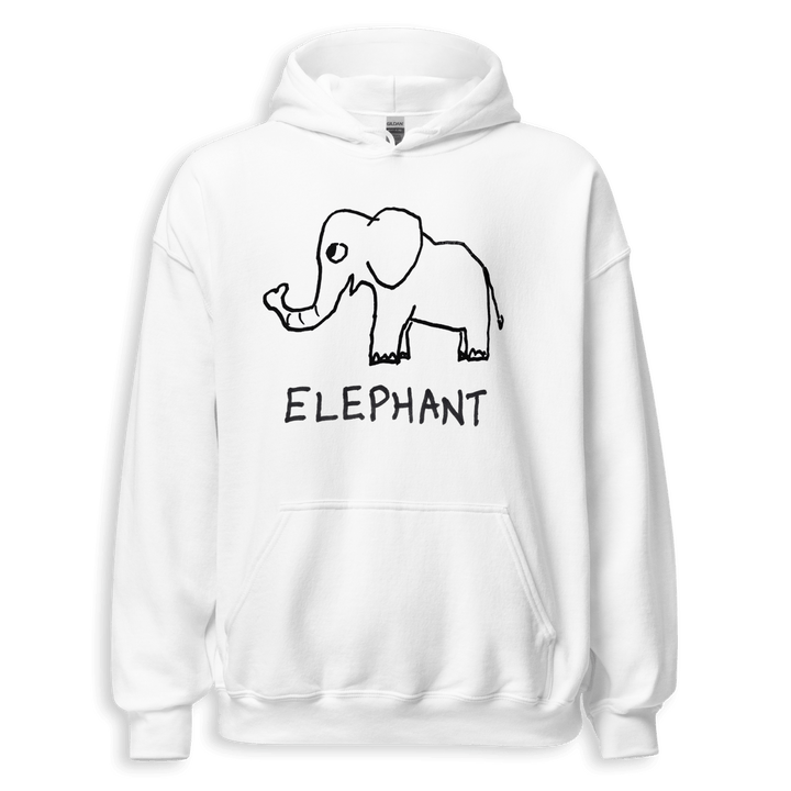 Elephant - Hoodie - LoFi Animal Shirts