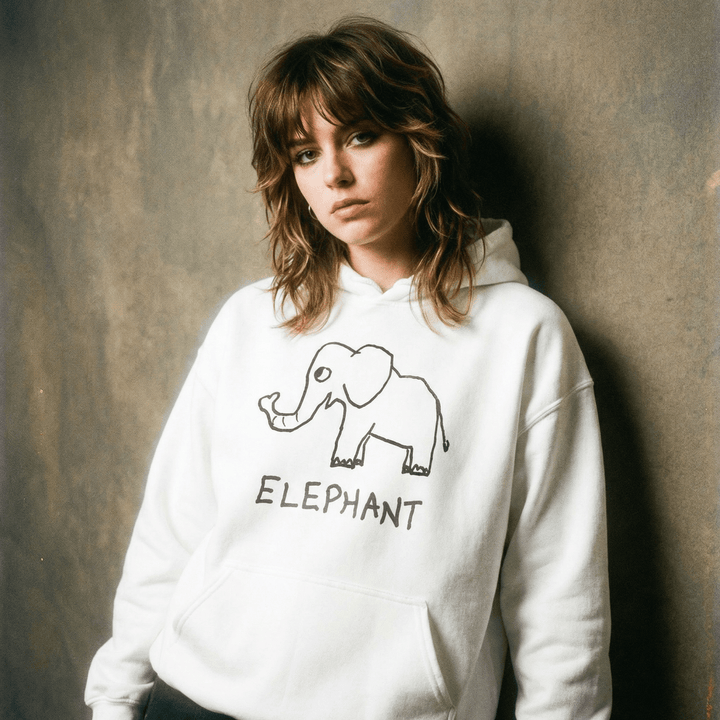 Elephant - Hoodie - LoFi Animal Shirts