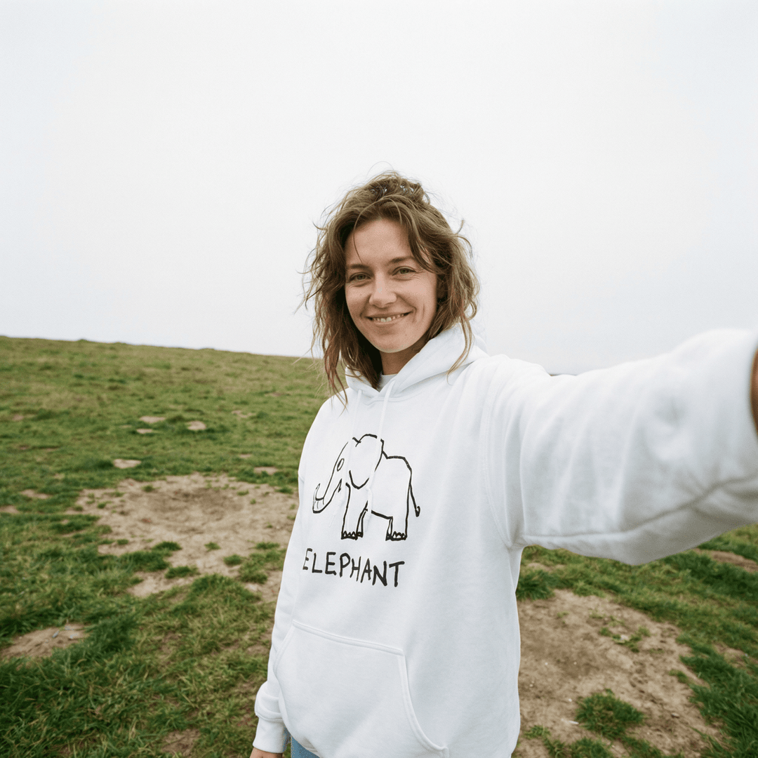 Elephant - Hoodie - LoFi Animal Shirts