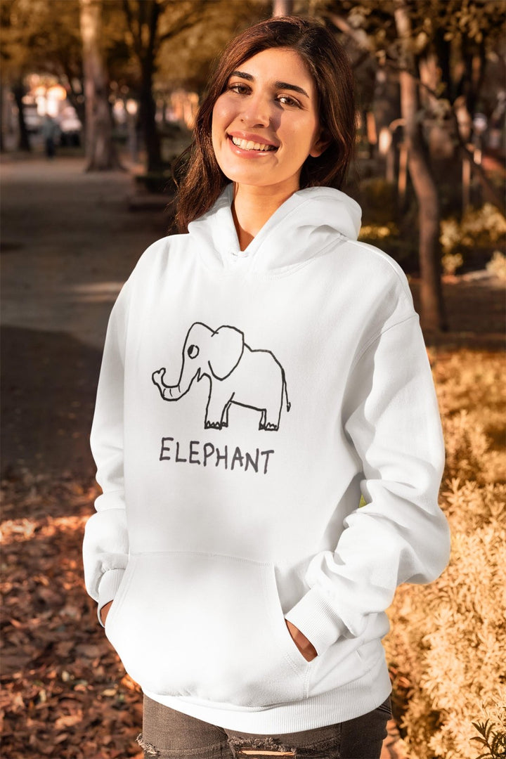 Elephant - Hoodie - LoFi Animal Shirts