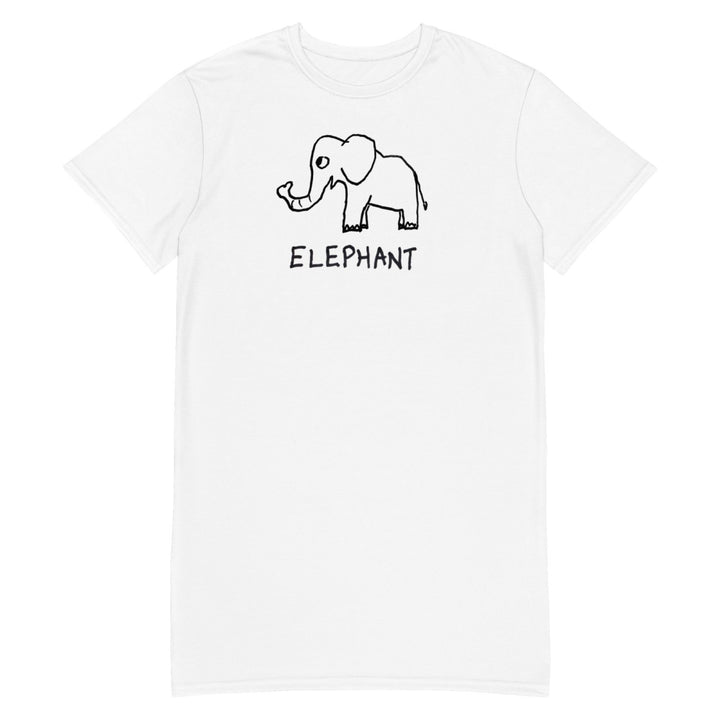 Elephant - T-shirt dress - LoFi Animal Shirts