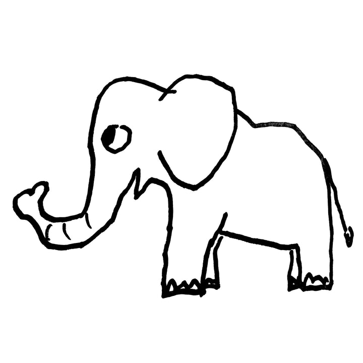 Elephant - T-shirt dress - LoFi Animal Shirts