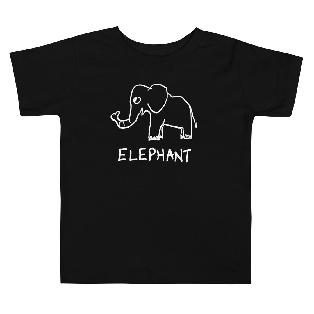 Elephant - Toddler Tee - LoFi Animal Shirts