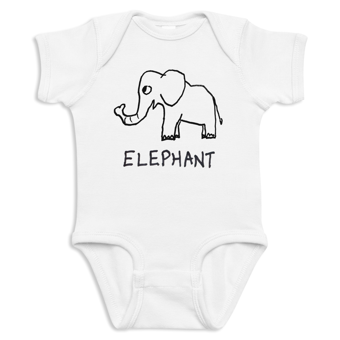 Elephant - Baby Onesie