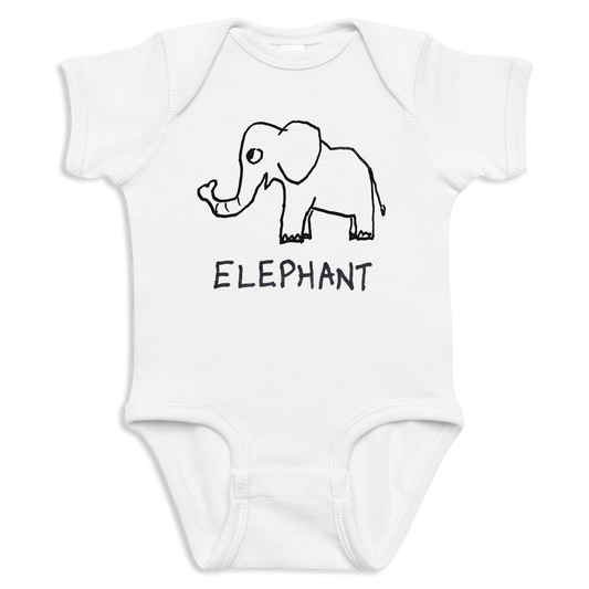 Elephant - Baby Onesie