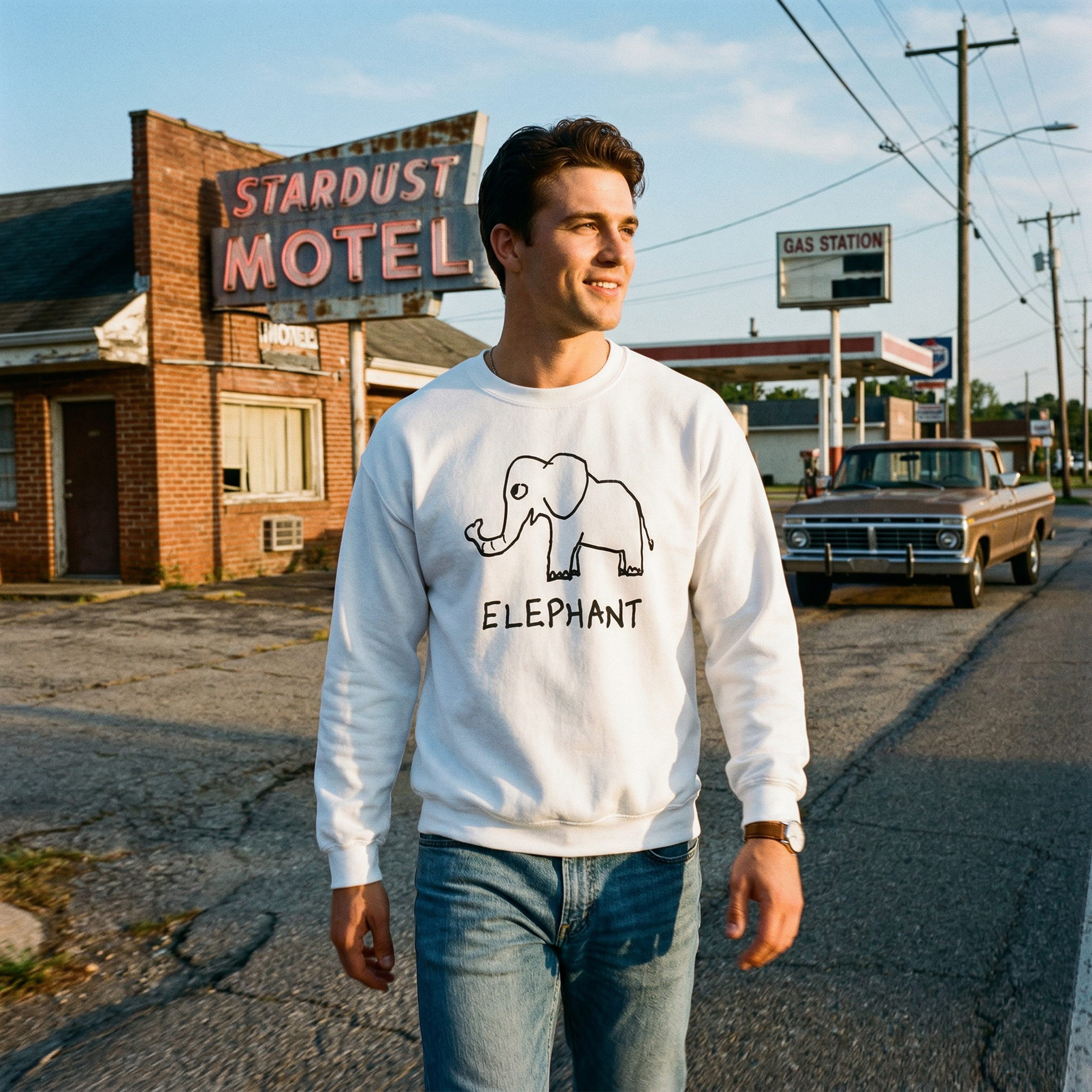 Elephant - Unisex Crewneck Sweatshirt