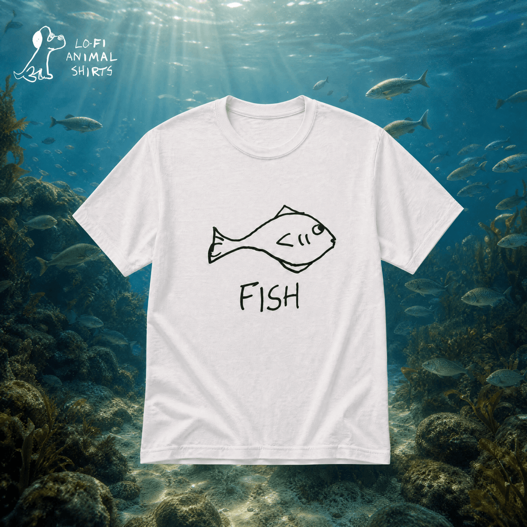 Fish - Classic Tee - LoFi Animal Shirts