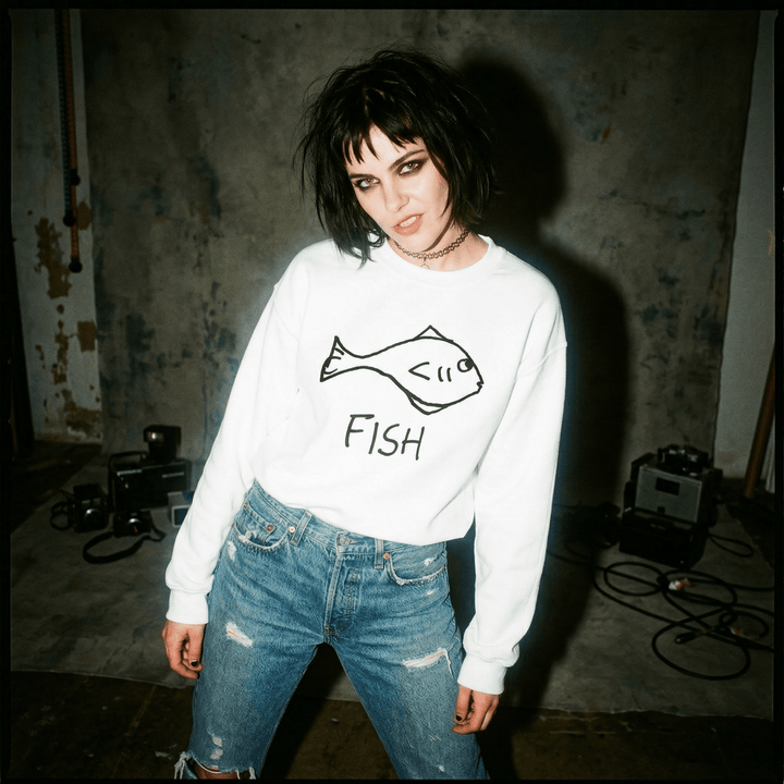 Fish - Crewneck Sweatshirt - LoFi Animal Shirts