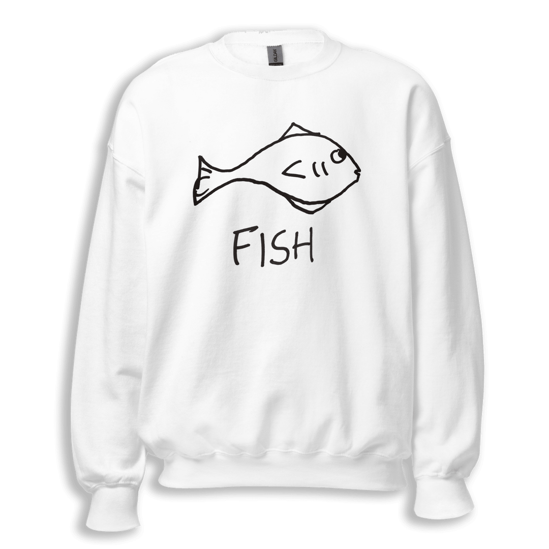 Fish - Crewneck Sweatshirt - LoFi Animal Shirts