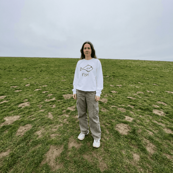 Fish - Crewneck Sweatshirt - LoFi Animal Shirts