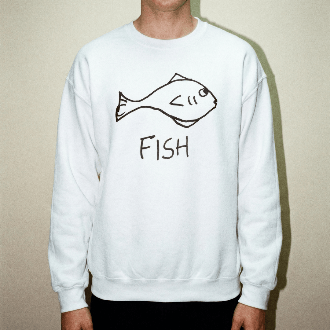 Fish - Crewneck Sweatshirt - LoFi Animal Shirts