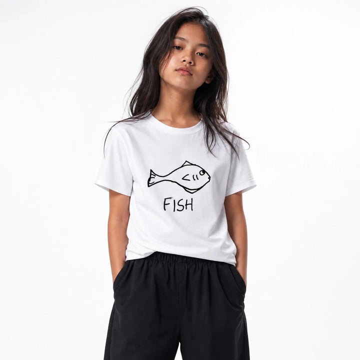 Fish - Kids Tee - LoFi Animal Shirts