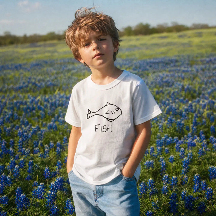 Fish - Kids Tee - LoFi Animal Shirts