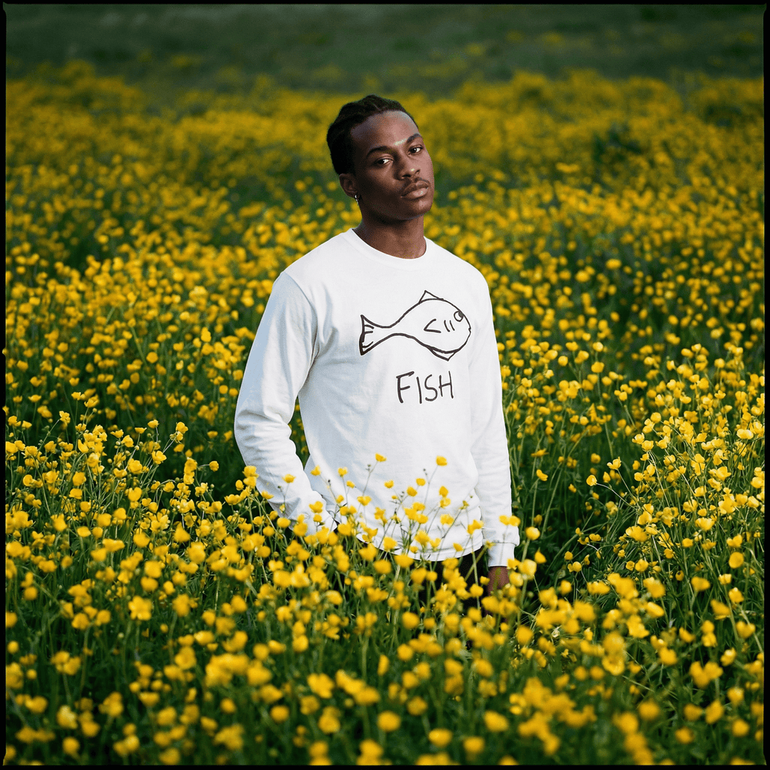 Fish - Long Sleeve Tee - LoFi Animal Shirts