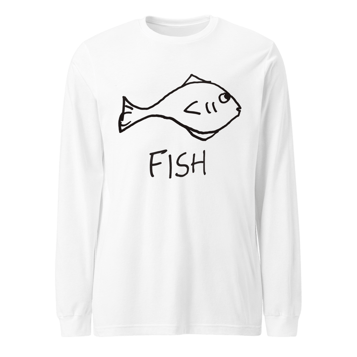 Fish - Long Sleeve Tee - LoFi Animal Shirts