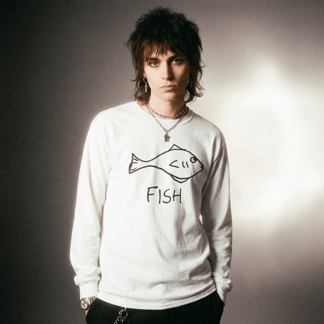 Fish - Long Sleeve Tee - LoFi Animal Shirts