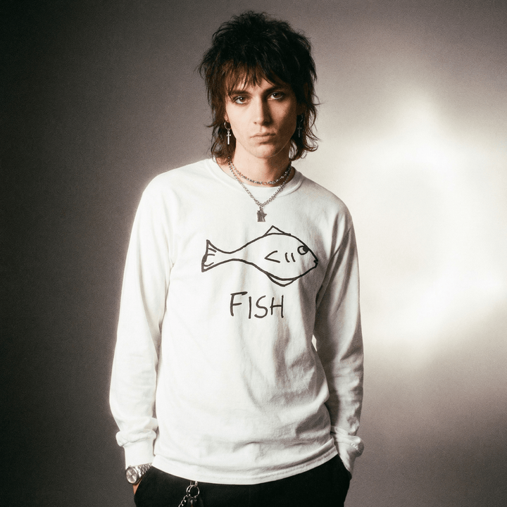 Fish - Long Sleeve Tee - LoFi Animal Shirts
