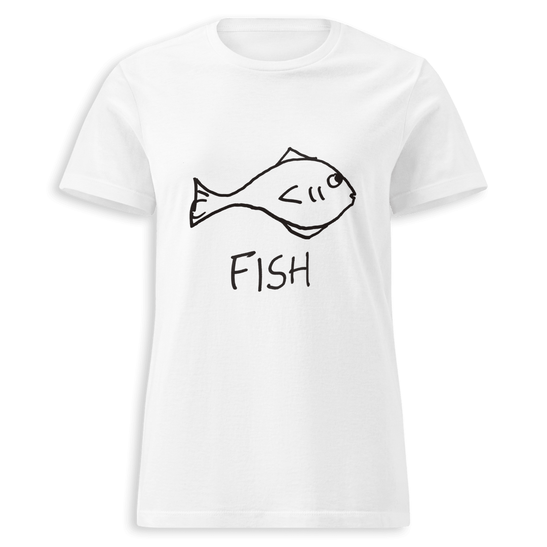 Fish - Women's Fitted Tee - LoFi Animal Shirts