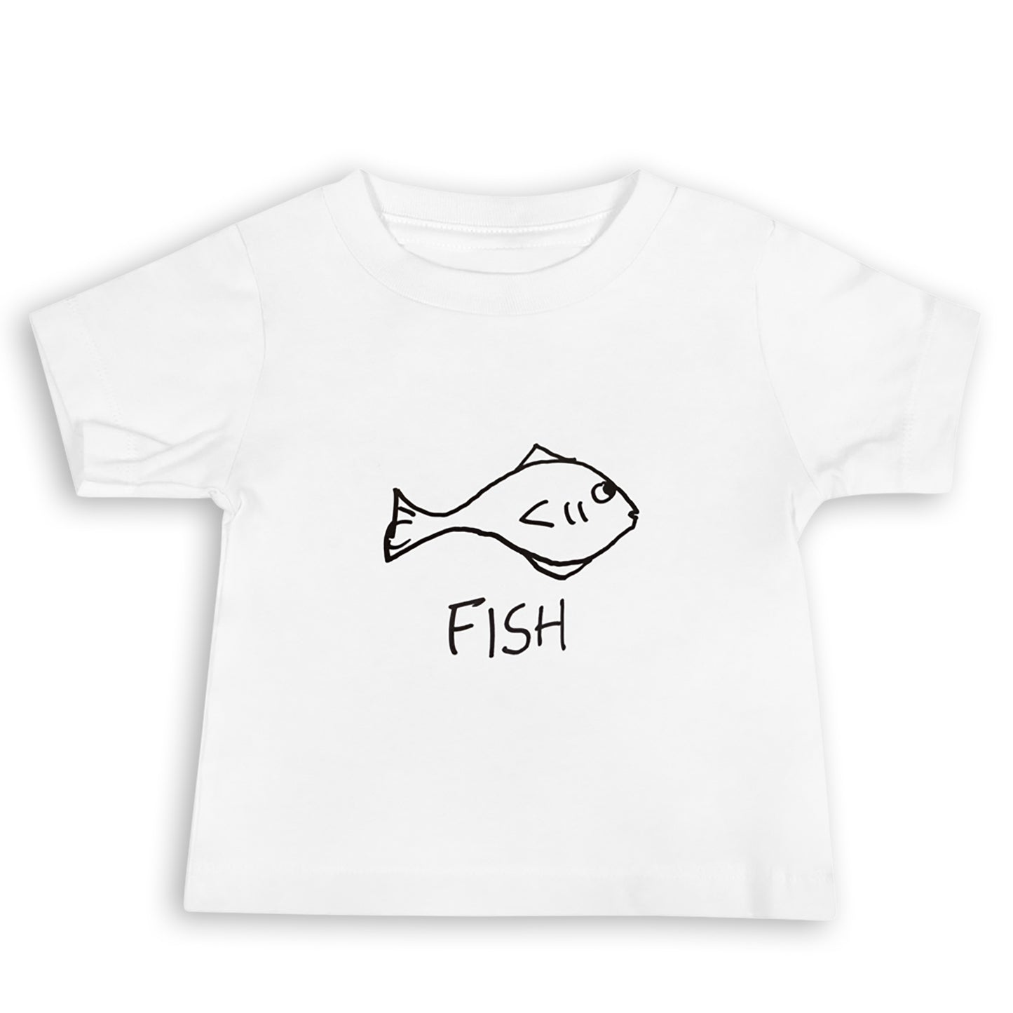魚の幼児用Tシャツ