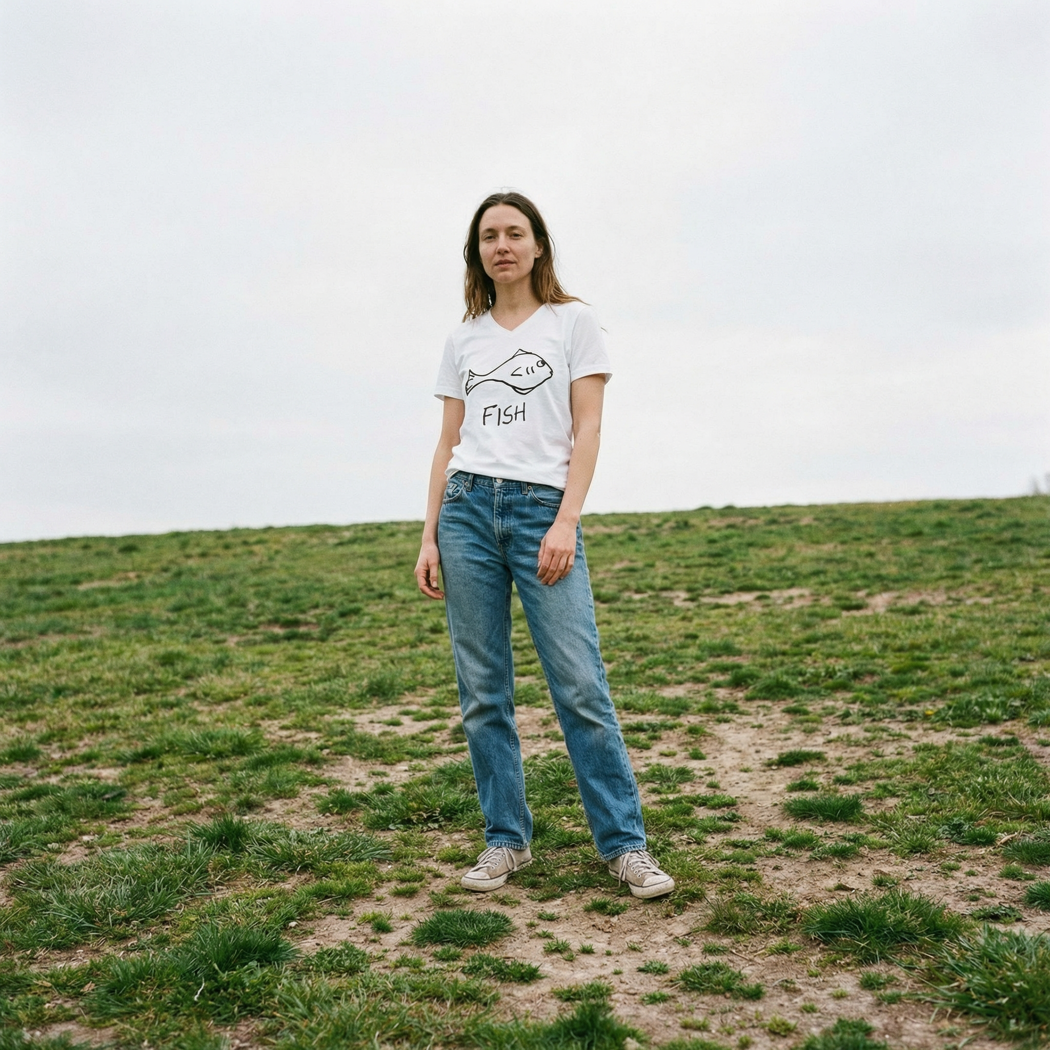 Fish - Unisex V-neck Tee