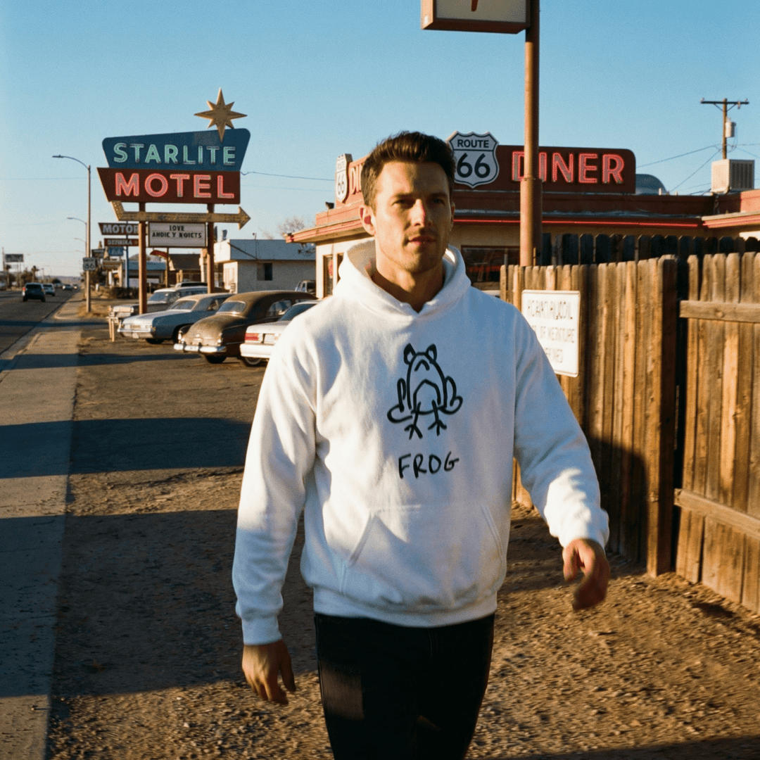 Frog - Hoodie - LoFi Animal Shirts