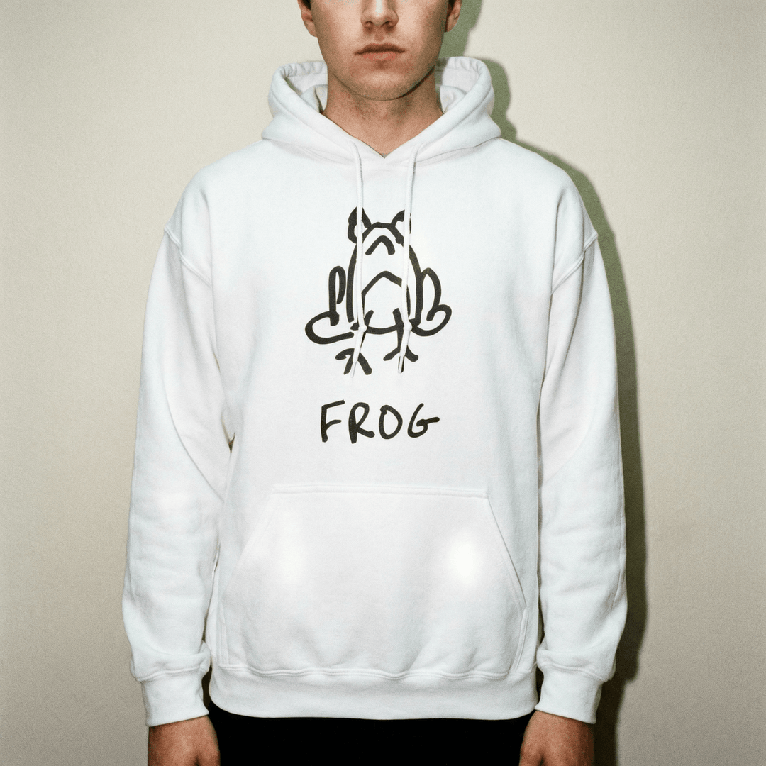 Frog - Hoodie - LoFi Animal Shirts