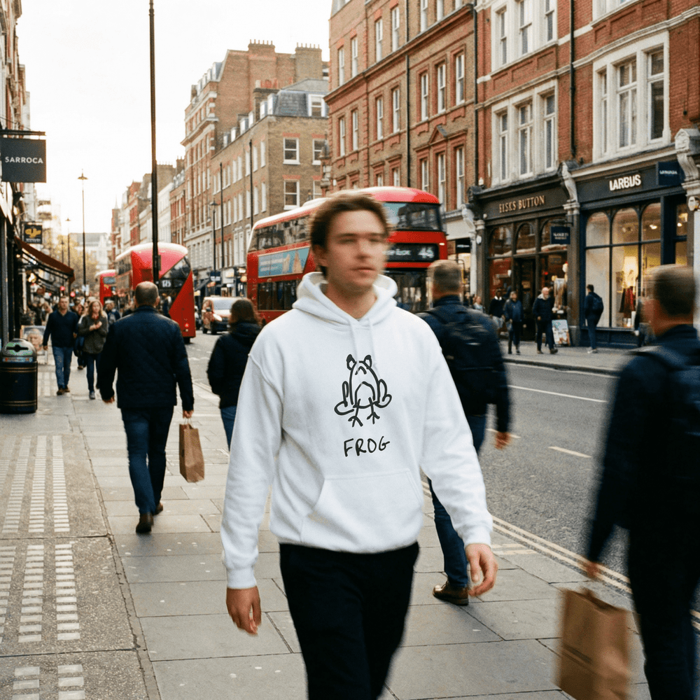 Frog - Hoodie - LoFi Animal Shirts