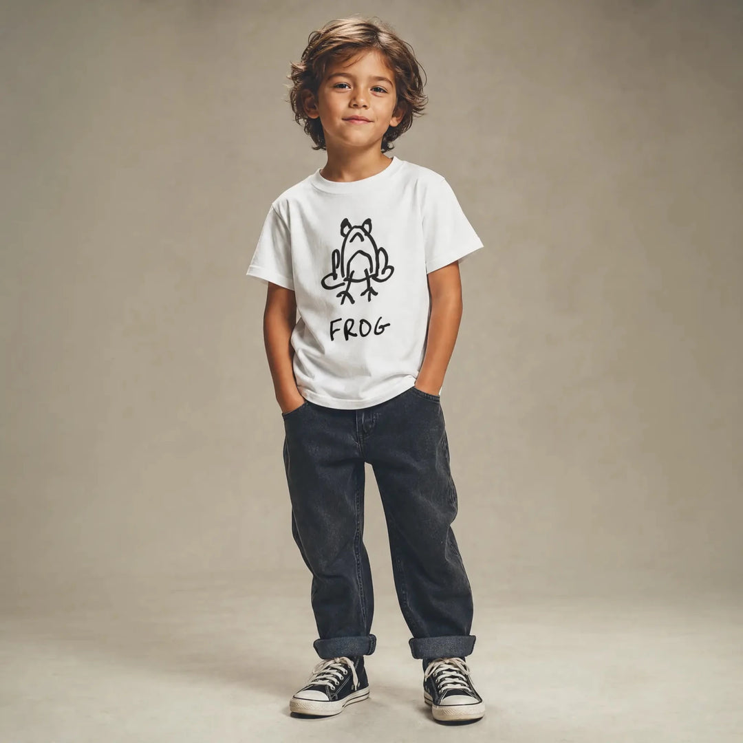 Frog - Kids Tee - LoFi Animal Shirts