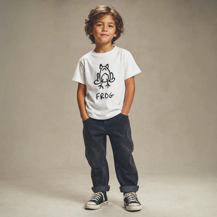 Frog - Kids Tee - LoFi Animal Shirts