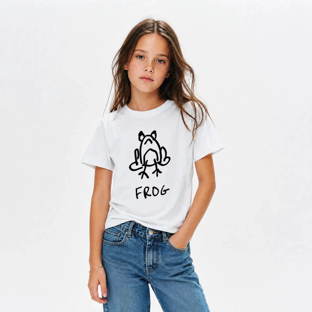 Frog - Kids Tee - LoFi Animal Shirts