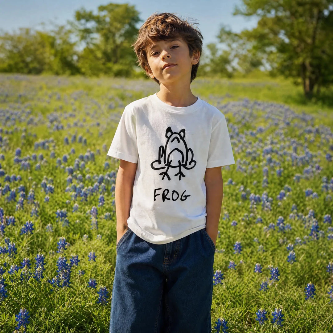 Frog - Kids Tee - LoFi Animal Shirts