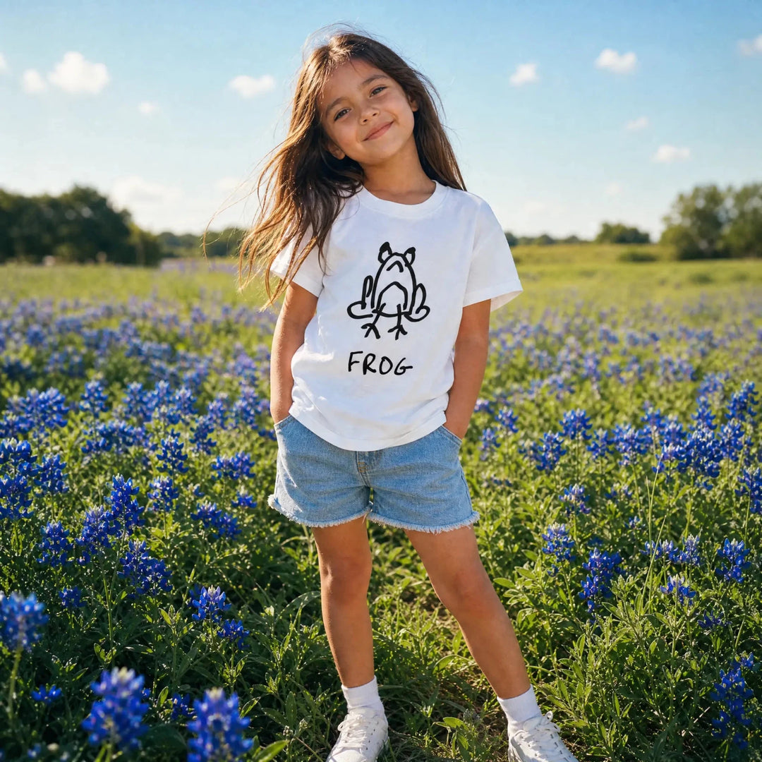 Frog - Kids Tee - LoFi Animal Shirts