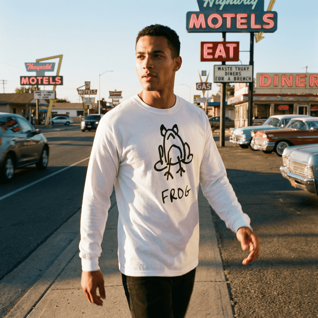 Frog - Long Sleeve Tee - LoFi Animal Shirts