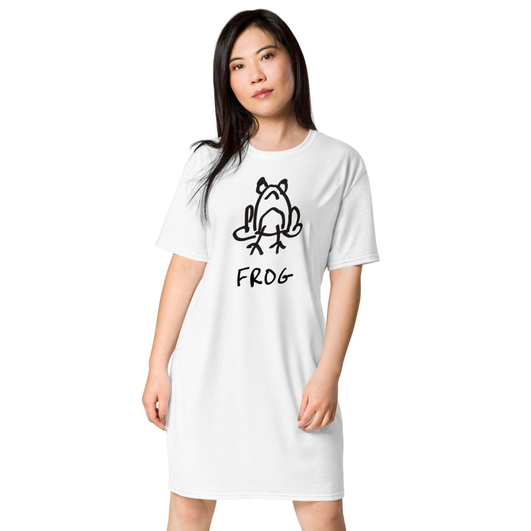 Frog - T-shirt dress - LoFi Animal Shirts