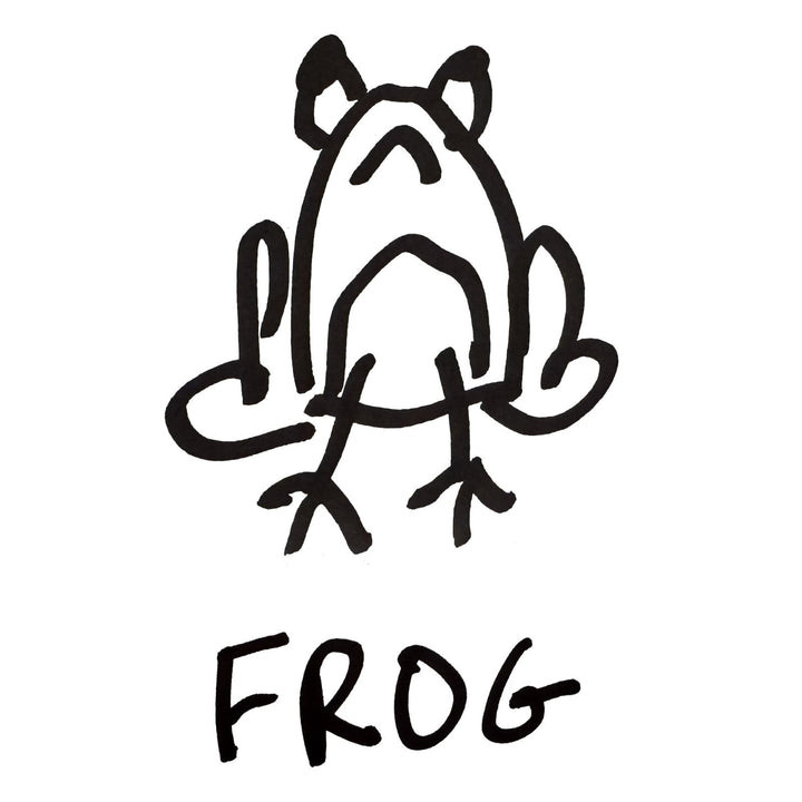Frog - Toddler Tee - LoFi Animal Shirts