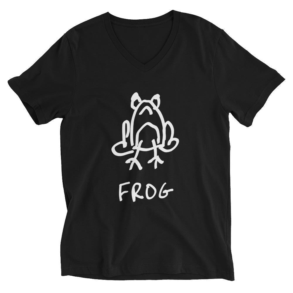 Frog - V - Neck T-Shirt - LoFi Animal Shirts