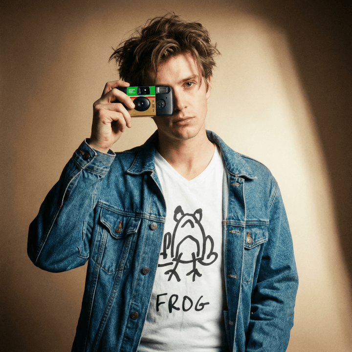 Frog - V - Neck T-Shirt - LoFi Animal Shirts