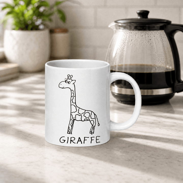 Giraffe - 20 oz. Mug - LoFi Animal Shirts