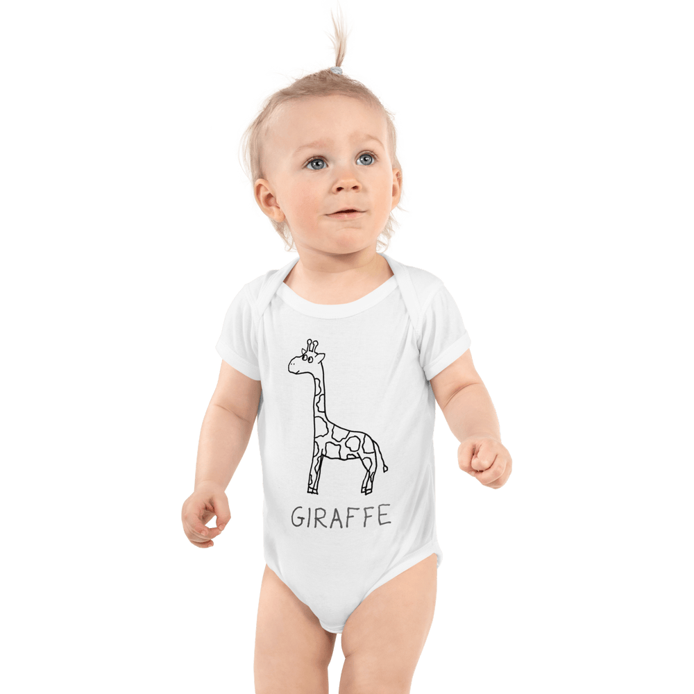 Giraffe - Baby Onesie - LoFi Animal Shirts
