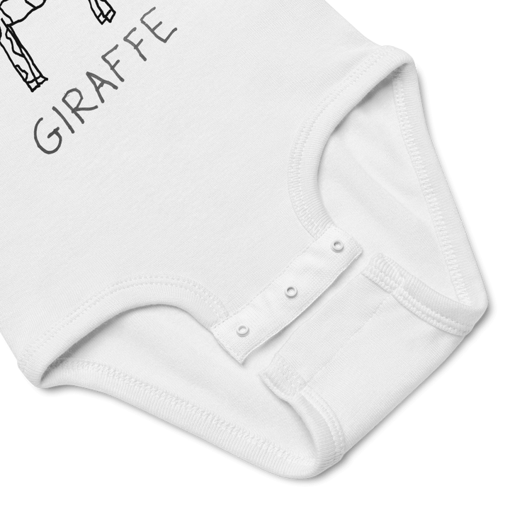 Giraffe - Baby Onesie - LoFi Animal Shirts