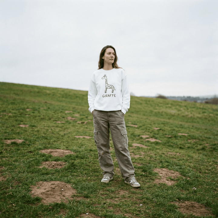 Giraffe - Crewneck Sweatshirt - LoFi Animal Shirts