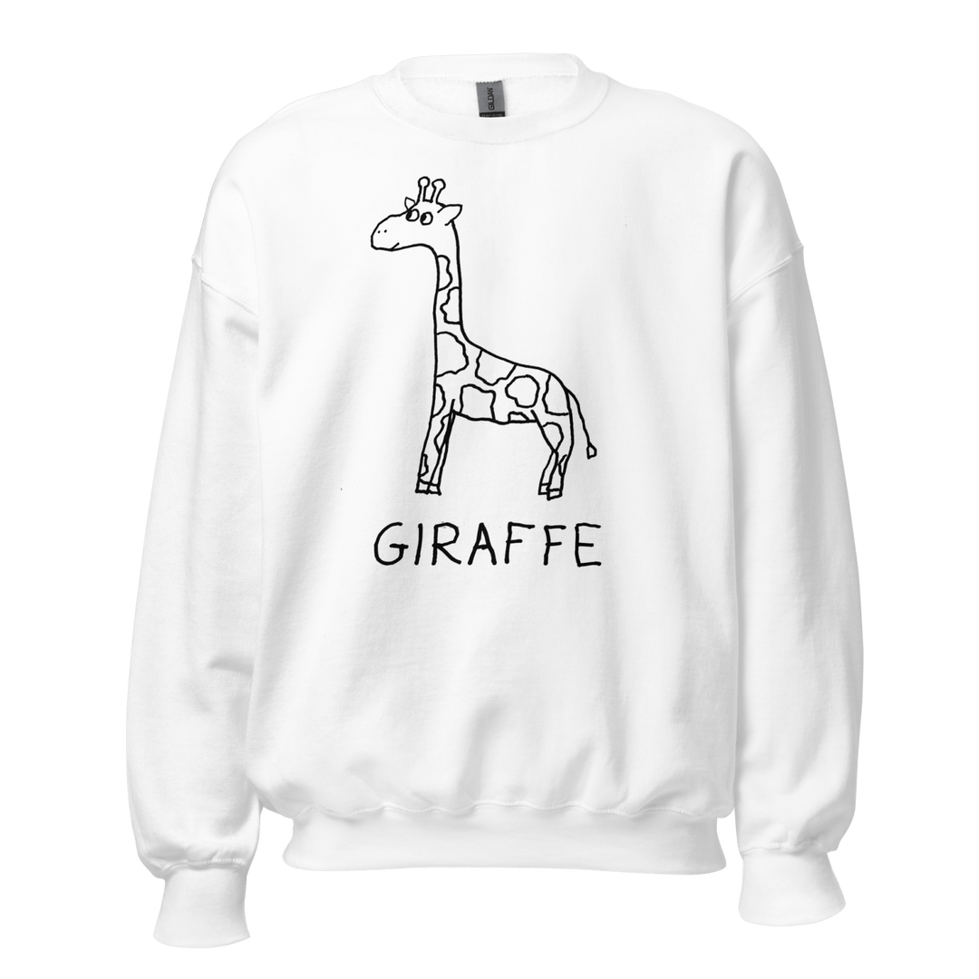 Giraffe - Crewneck Sweatshirt - LoFi Animal Shirts