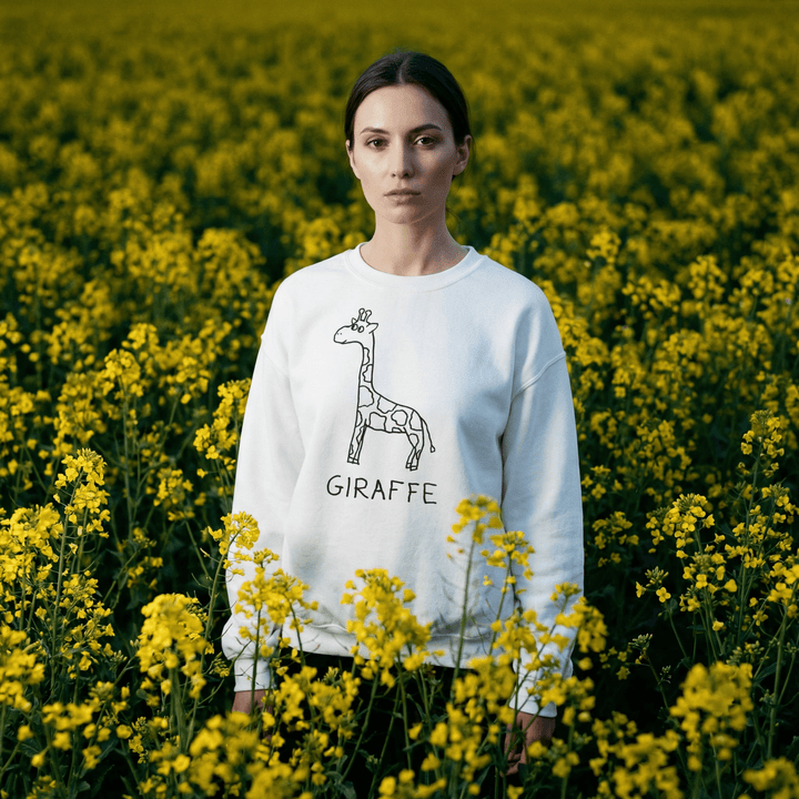 Giraffe - Crewneck Sweatshirt - LoFi Animal Shirts