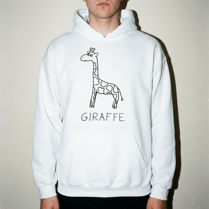 Giraffe - Hoodie - LoFi Animal Shirts