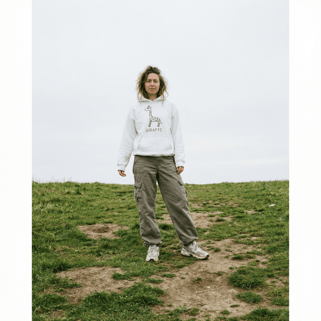 Giraffe - Hoodie - LoFi Animal Shirts
