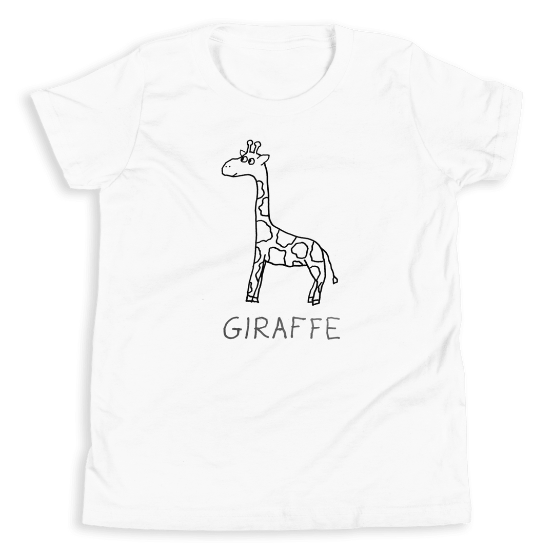 Giraffe - Kids Tee - LoFi Animal Shirts