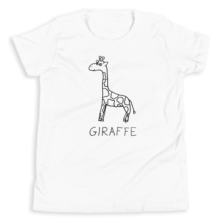 Giraffe - Kids Tee - LoFi Animal Shirts